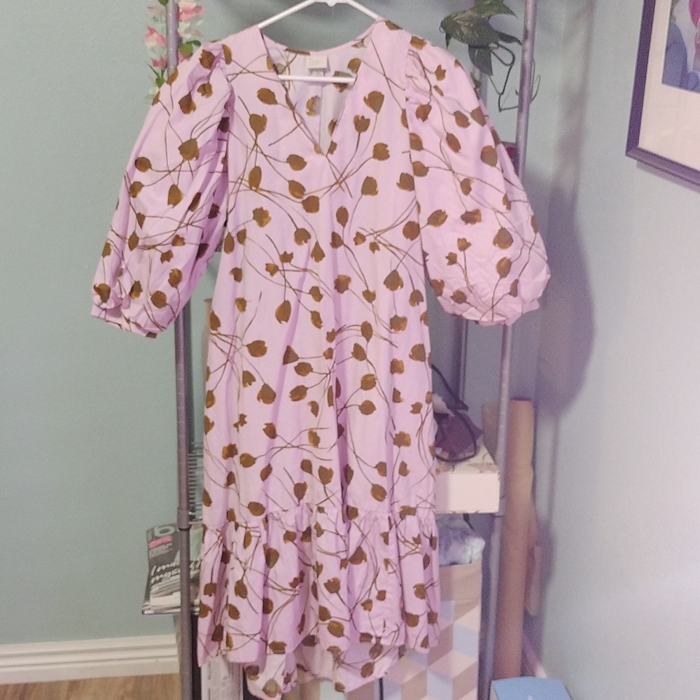 Cozy stylish voluminous dress